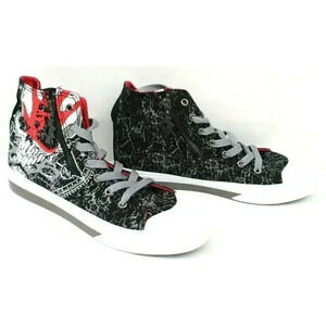 RARE New Five Finger Death Punch FFDP Knucklehead High Top Sneaker Shoes Sz 39